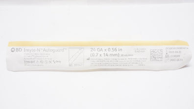 BD 381411 Insyte-N Autoguard Shielded IV Cath. 24Ga x 0.56In